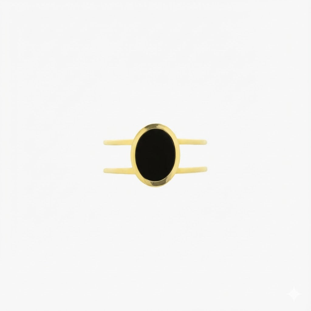 Black Oval Ring